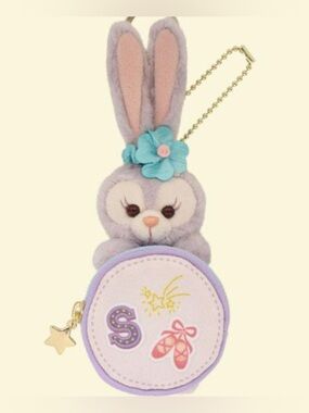 BNWT Disneyland Hong Kong Duffy & Friends StellaLou plush keychain Mini Pouch